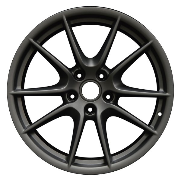 Perfection Wheel® - 20 x 8.5 5 V-Spoke Dark Brown Metallic Charcoal Full Face Matte Clear Alloy Factory Wheel (Refinished)