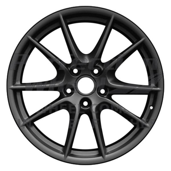 Perfection Wheel® - 20 x 8.5 5 V-Spoke Black Base with Charcoal Full Face Matte Clear Alloy Factory Wheel (Refinished)