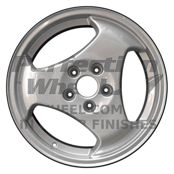 Perfection Wheel® - 16 x 6.5 3-Slot Bright Sparkle Silver Full Face Alloy Factory Wheel (Refinished)