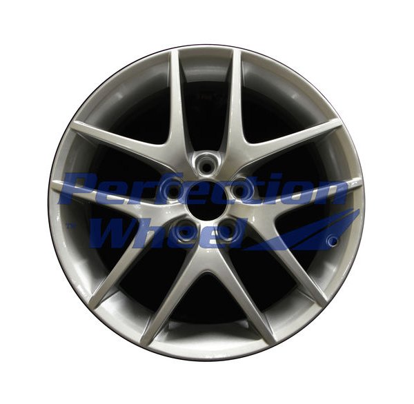 Perfection Wheel® - 17 x 7 5 V-Spoke Bright Metallic Silver Full Face Alloy Factory Wheel (Refinished)