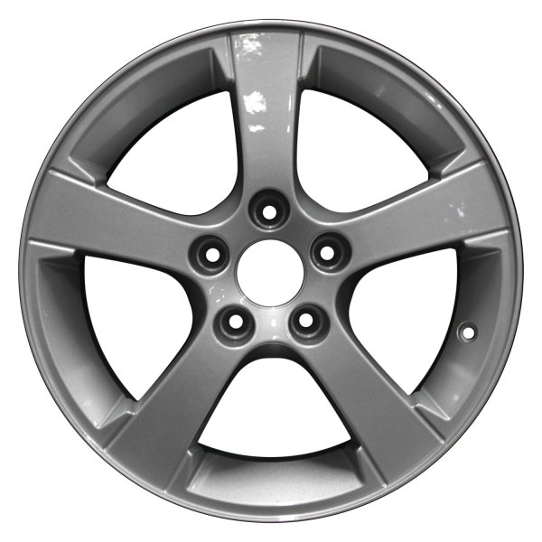 Perfection Wheel® - 16 x 6.5 5-Spoke Sparkle Silver Full Face Alloy Factory Wheel (Refinished)