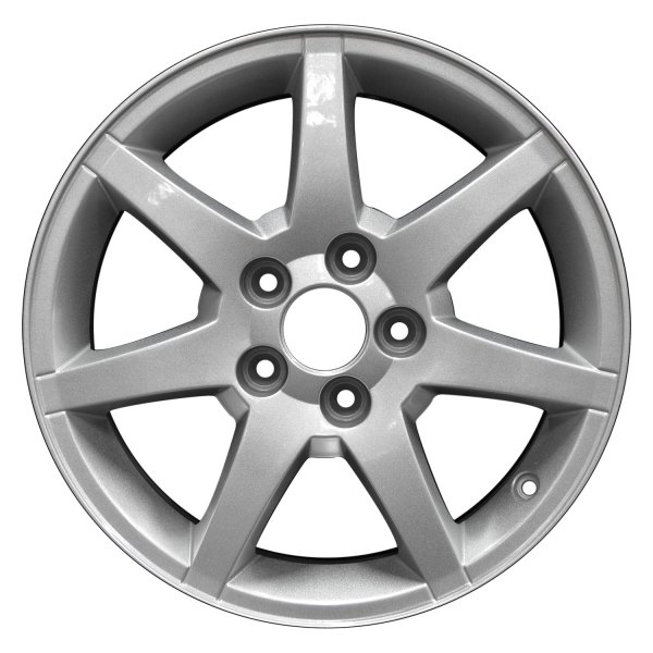 Perfection Wheel® - 16 x 6.5 7 I-Spoke Sparkle Silver Full Face Alloy Factory Wheel (Refinished)