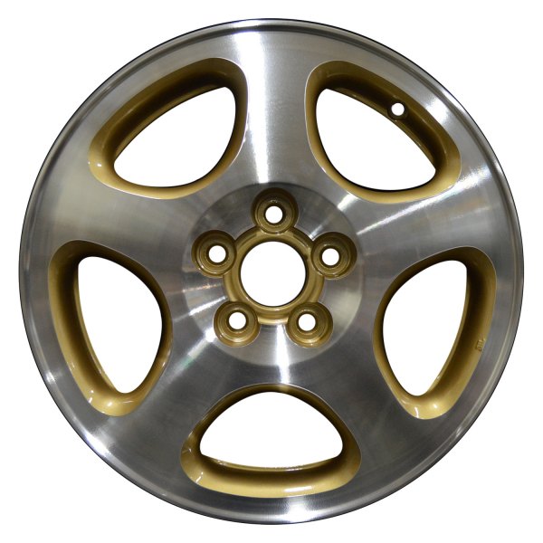 Perfection Wheel® - 15 x 6 5-Spoke Gold Machined Alloy Factory Wheel (Refinished)