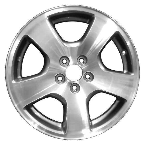 Perfection Wheel® - 16 x 6.5 5-Spoke Dark Tan Metallic Machined Alloy Factory Wheel (Refinished)