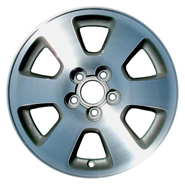Perfection Wheel® - 15 x 6 6 I-Spoke Brown Metallic Charcoal Machined Alloy Factory Wheel (Refinished)