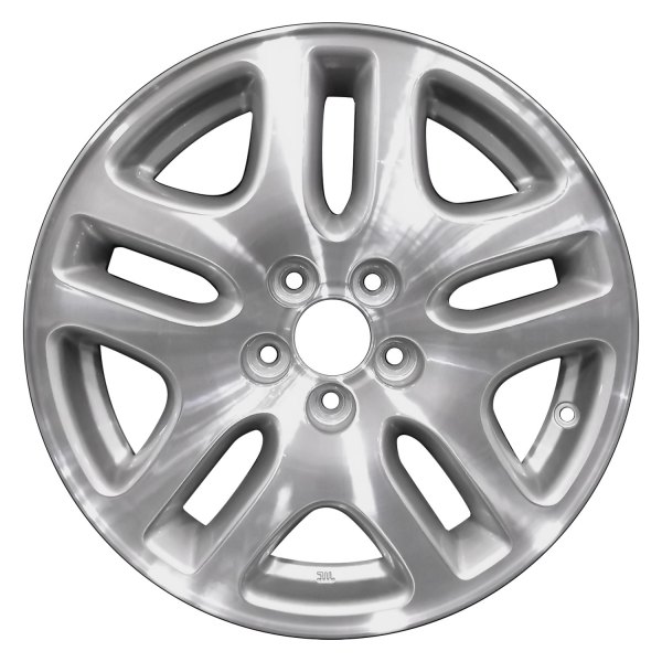 Perfection Wheel® - 16 x 6.5 Double 5-Spoke Ford Satin Nickel Machined Alloy Factory Wheel (Refinished)