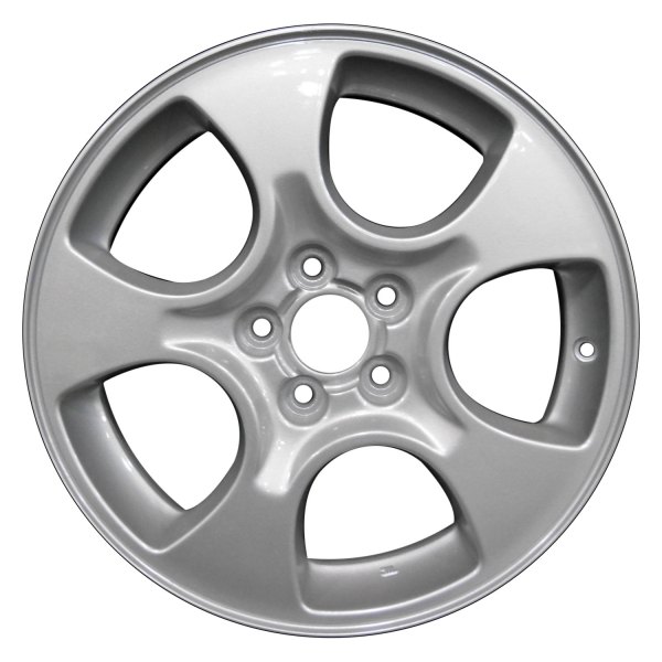 Perfection Wheel® - 16 x 6.5 5-Slot Sparkle Silver Full Face Alloy Factory Wheel (Refinished)