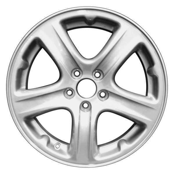 Perfection Wheel® - 16 x 6.5 5-Spoke Medium Metallic Charcoal Full Face Alloy Factory Wheel (Refinished)
