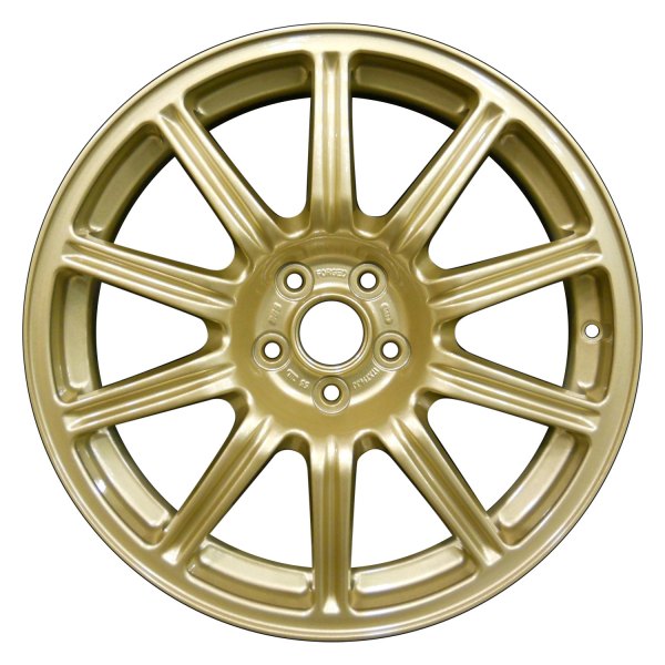 Perfection Wheel® - 17 x 7.5 10 I-Spoke Sparkle Gold Full Face Alloy Factory Wheel (Refinished)
