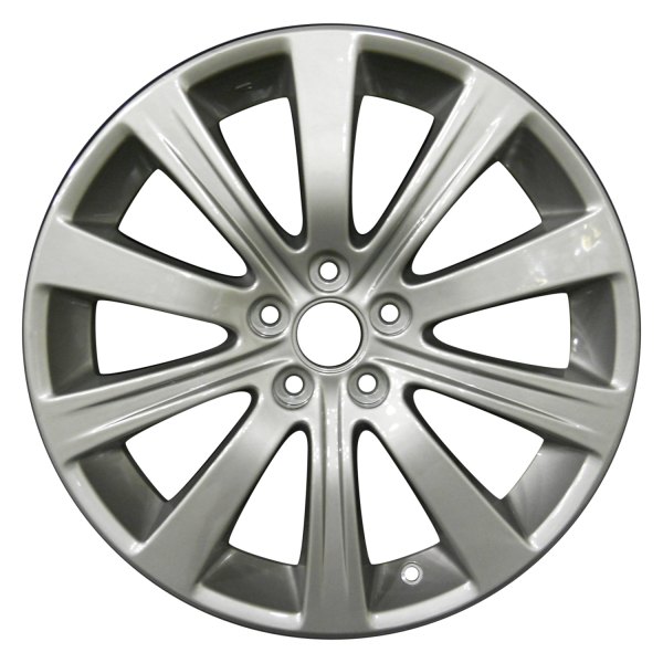 Perfection Wheel® - 17 x 7 10 I-Spoke Fine Metallic Charcoal Full Face Alloy Factory Wheel (Refinished)