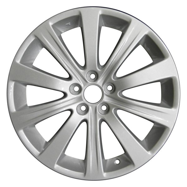 Perfection Wheel® - 17 x 7 10 I-Spoke Bright Sparkle Silver Full Face Alloy Factory Wheel (Refinished)