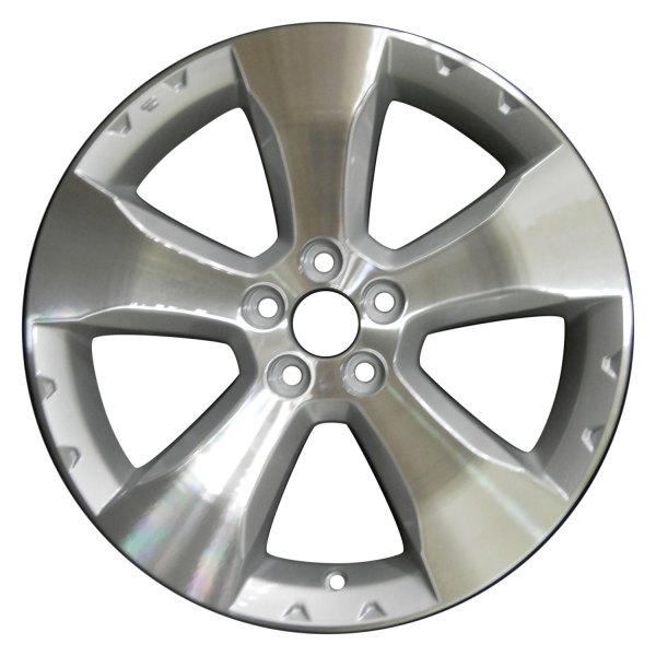 Perfection Wheel® - 17 x 7 5-Spoke Metallic Silver Machined Alloy Factory Wheel (Refinished)