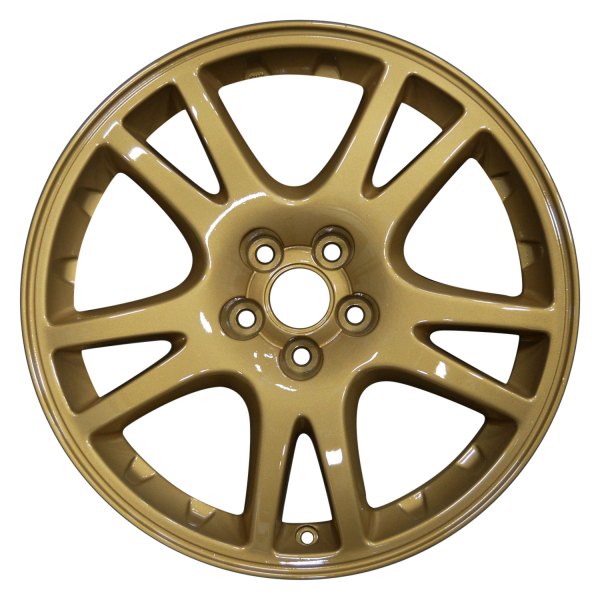 Perfection Wheel® - 17 x 7.5 5 V-Spoke Medium Gold Full Face Alloy Factory Wheel (Refinished)