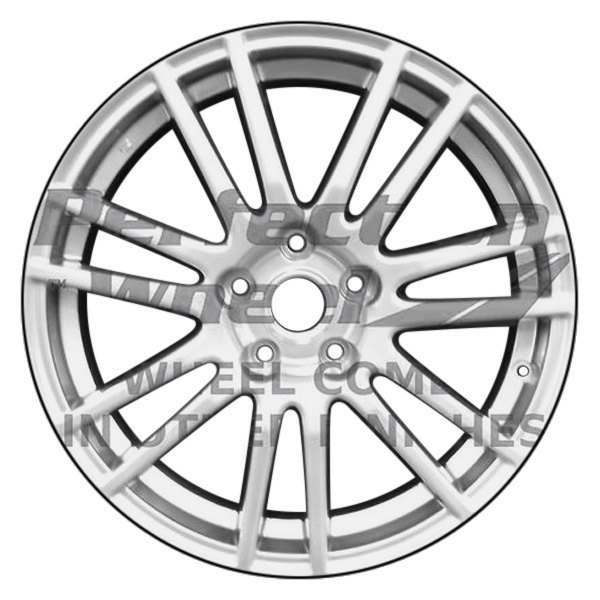 Perfection Wheel® - 18 x 8.5 7 Double I-Spoke Sparkle Black Full Face Alloy Factory Wheel (Refinished)