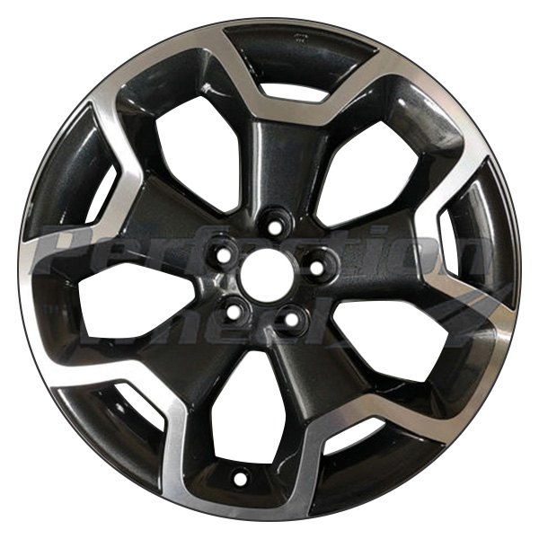 Perfection Wheel® - 17 x 7 5 Y-Spoke Dark Charcoal Machined Alloy Factory Wheel (Refinished)