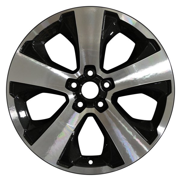 Perfection Wheel® - 17 x 7 5-Spoke Dark Graphite Charcoal Machined Bright Alloy Factory Wheel (Refinished)
