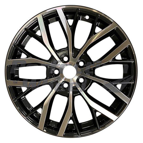 Perfection Wheel® - 19 x 8.5 10 Y-Spoke Medium Charcoal Full Face Alloy Factory Wheel (Refinished)