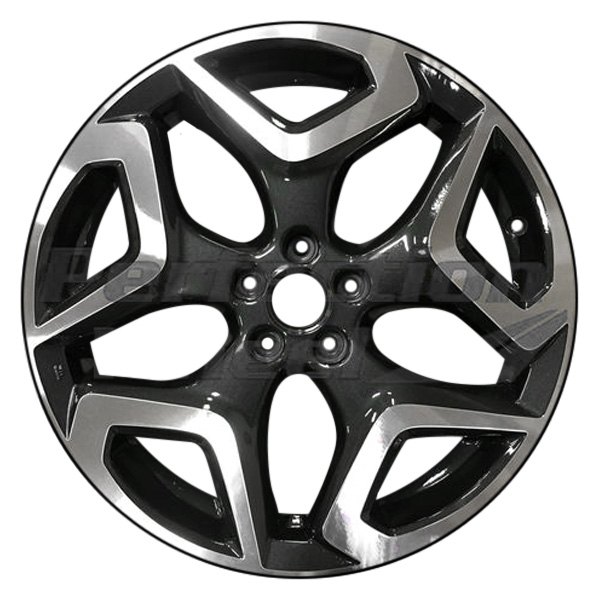 Perfection Wheel® - 18 x 7 5 Y-Spoke Dark Charcoal Machined Alloy Factory Wheel (Refinished)