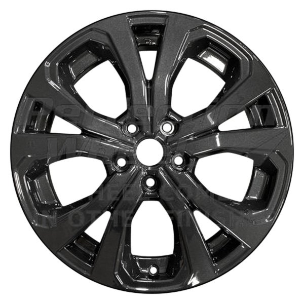 Perfection Wheel® - 18 x 7 5 V-Spoke Dark Charcoal Machined Alloy Factory Wheel (Refinished)