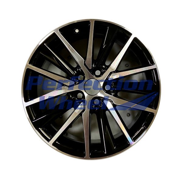 Perfection Wheel® - 18 x 8 15 I-Spoke Gloss Black Machined Alloy Factory Wheel (Refinished)