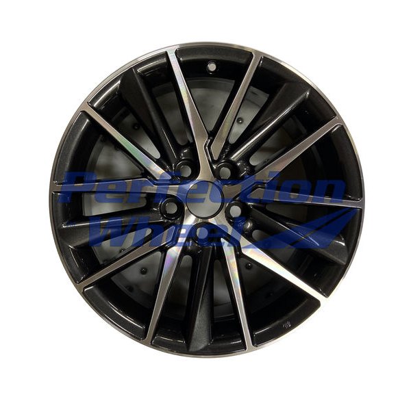 Perfection Wheel® - 18 x 8 15 I-Spoke Dark Charcoal Machined Alloy Factory Wheel (Refinished)