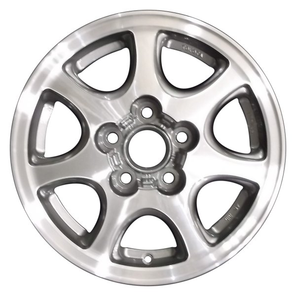 Perfection Wheel® - 15 x 6 7 I-Spoke Dark Metallic Charcoal Machined Alloy Factory Wheel (Refinished)
