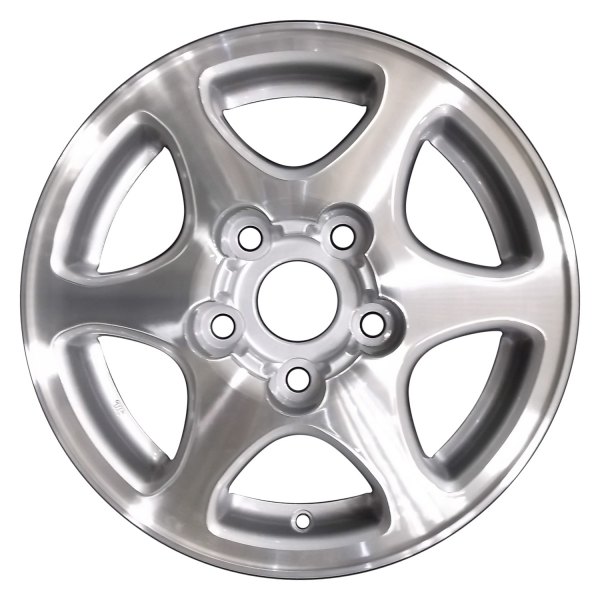 Perfection Wheel® - 14 x 5.5 6 I-Spoke Medium Silver Machined Alloy Factory Wheel (Refinished)