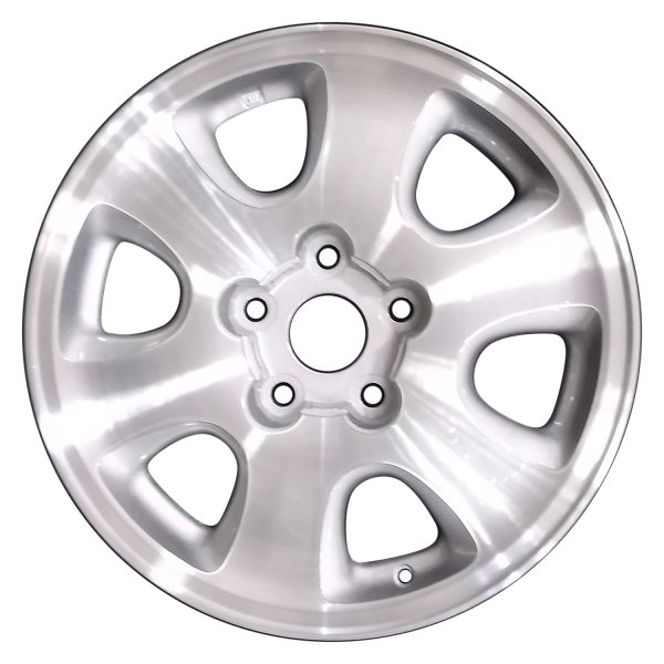 Perfection Wheel® - 16 x 6.5 6 I-Spoke Bright Metallic Silver Machine Texture Alloy Factory Wheel (Refinished)