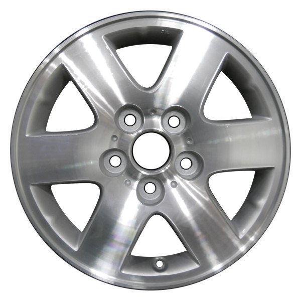 Perfection Wheel® - 15 x 6 6 I-Spoke Bright Sparkle Silver Machined Alloy Factory Wheel (Refinished)
