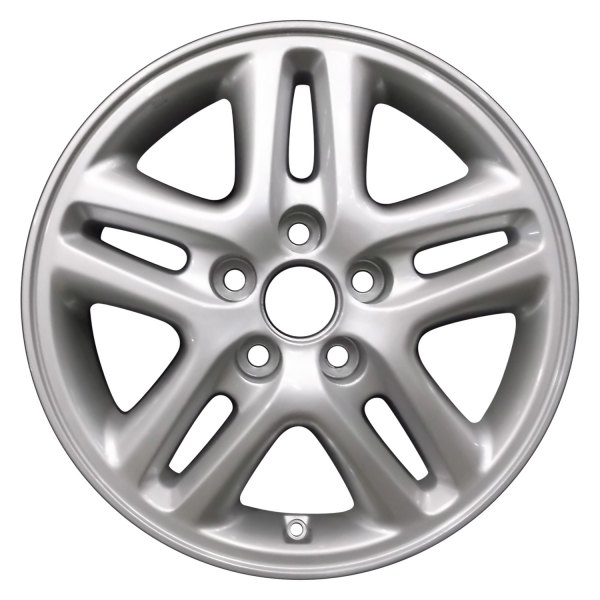 Perfection Wheel® - 16 x 7 Double 5-Spoke Medium Silver Full Face Alloy Factory Wheel (Refinished)