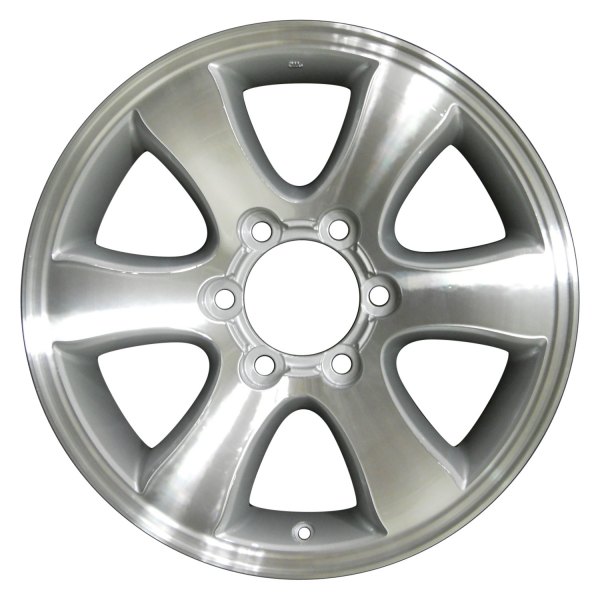 Perfection Wheel® - 17 x 7.5 6 I-Spoke Medium Silver Machined Alloy Factory Wheel (Refinished)