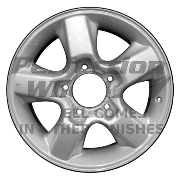 Perfection Wheel® - 18 x 8 5-Spoke Hyper Bright Smoked Silver Full Face Alloy Factory Wheel (Refinished)