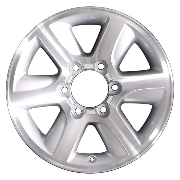 Perfection Wheel® - 16 x 7 6 Turbine-Spoke Fine Metallic Silver Machined Alloy Factory Wheel (Refinished)