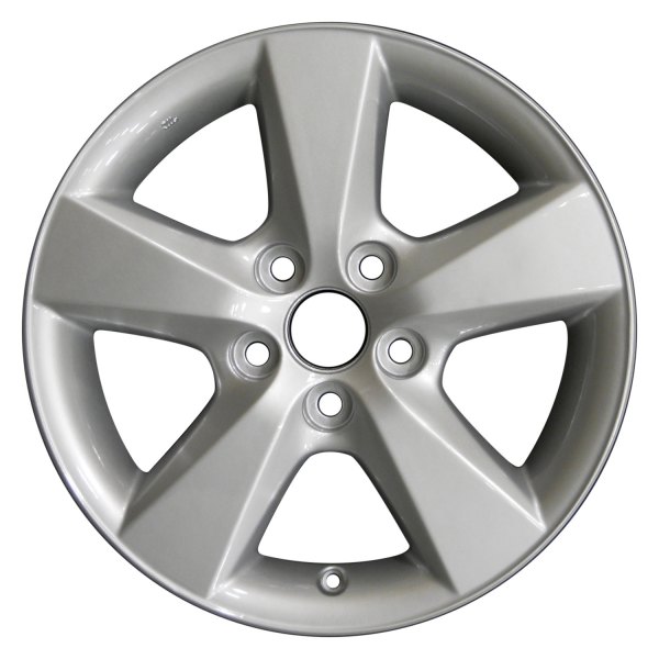 Perfection Wheel® - 16 x 7 5-Spoke Bright Fine Silver Full Face Alloy Factory Wheel (Refinished)