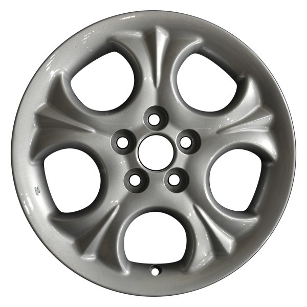 Perfection Wheel® - 15 x 6 5-Slot Medium Sparkle Silver Full Face Alloy Factory Wheel (Refinished)