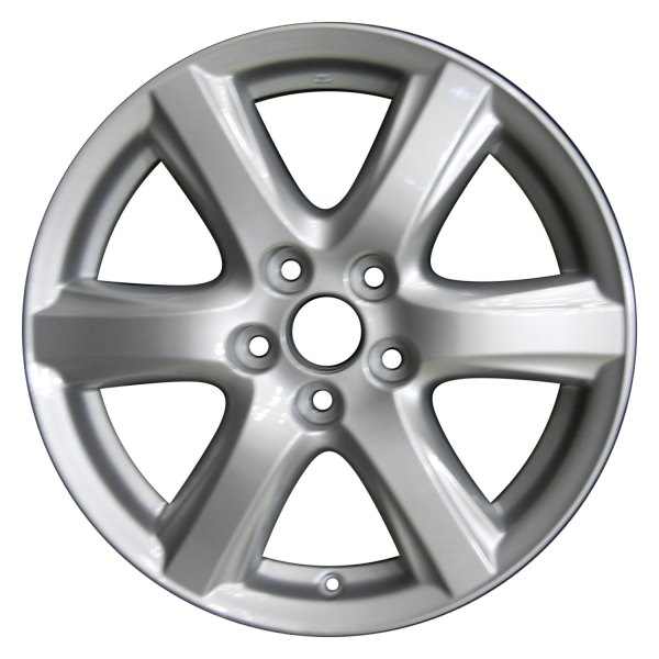 Perfection Wheel® - 17 x 7 6 I-Spoke Bright Medium Silver Full Face Alloy Factory Wheel (Refinished)
