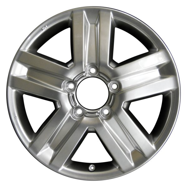 Perfection Wheel® - 20 x 8 5-Spoke Hyper Bright Smoked Silver Full Face Alloy Factory Wheel (Refinished)