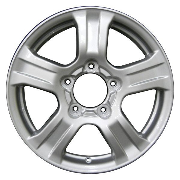 Perfection Wheel® - 18 x 8 5-Spoke Bright Fine Silver Full Face Alloy Factory Wheel (Refinished)