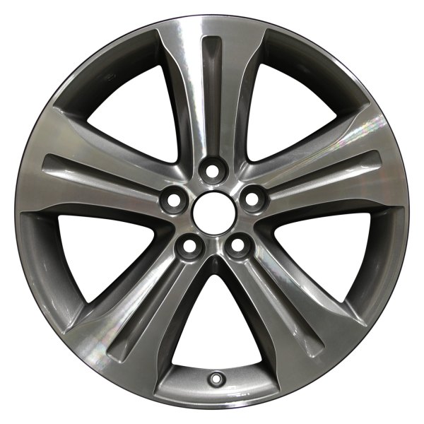 Perfection Wheel® - 19 x 7.5 5-Spoke Dark Metallic Charcoal Machined Alloy Factory Wheel (Refinished)