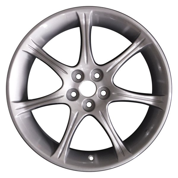 Perfection Wheel® - 18 x 7.5 7 I-Spoke Light Metallic Charcoal Full Face Alloy Factory Wheel (Refinished)