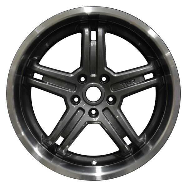 Perfection Wheel® - 19 x 8 Double 5-Spoke Metallic Charcoal Flange Cut Alloy Factory Wheel (Refinished)