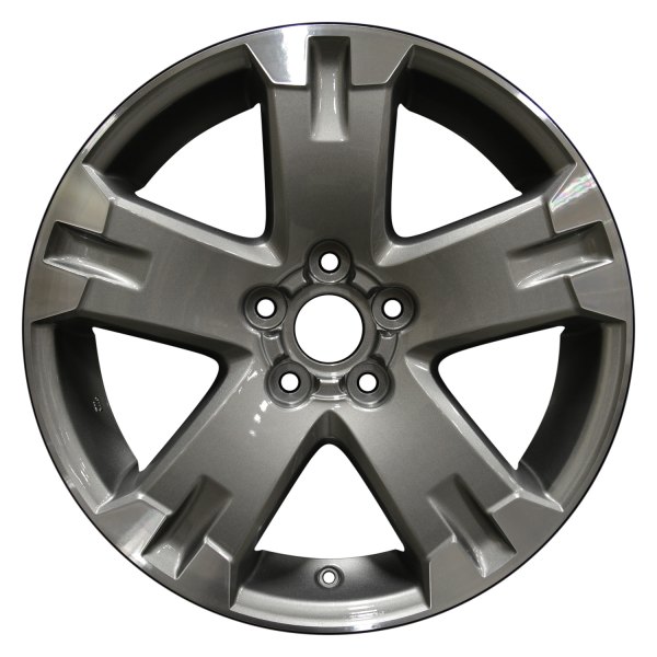 Perfection Wheel® - 18 x 7.5 5-Spoke Medium Metallic Charcoal Flange Cut Alloy Factory Wheel (Refinished)