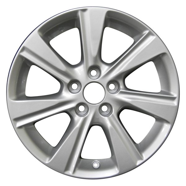 Perfection Wheel® - 17 x 7.5 7 I-Spoke Bright Medium Silver Full Face Alloy Factory Wheel (Refinished)