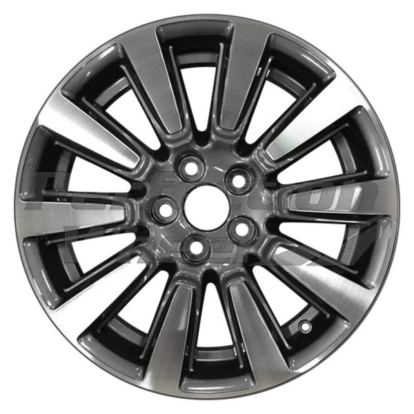 Perfection Wheel® - 18 x 7 10 I-Spoke Blueish Charcoal Machined Alloy Factory Wheel (Refinished)