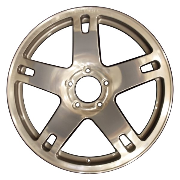 Perfection Wheel® - 22 x 9 5-Spoke Medium Metallic Charcoal Polish Alloy Factory Wheel (Refinished)