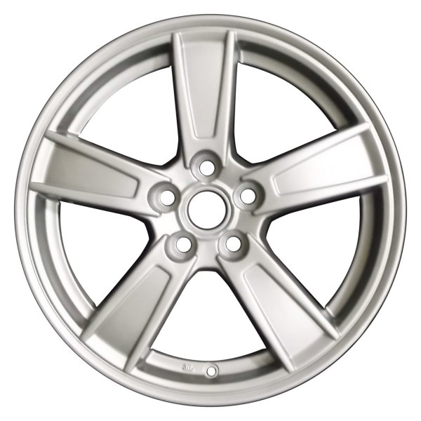 Perfection Wheel® - 16 x 6 5-Spoke Dark Fine Metallic Gray Full Face Matte Clear Alloy Factory Wheel (Refinished)