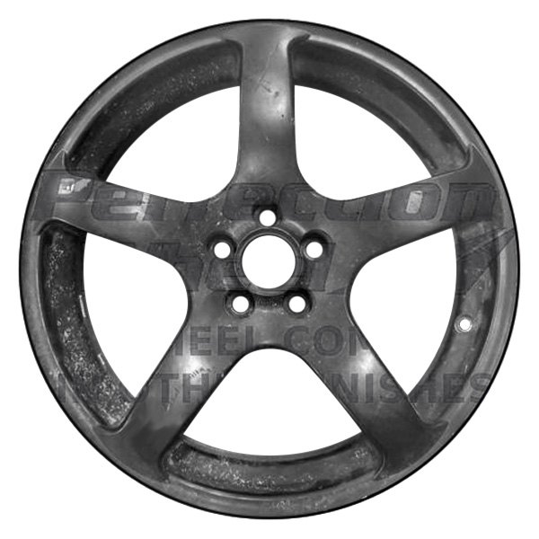 Perfection Wheel® - 18 x 7.5 5-Spoke Flat Matte Black Full Face Alloy Factory Wheel (Refinished)