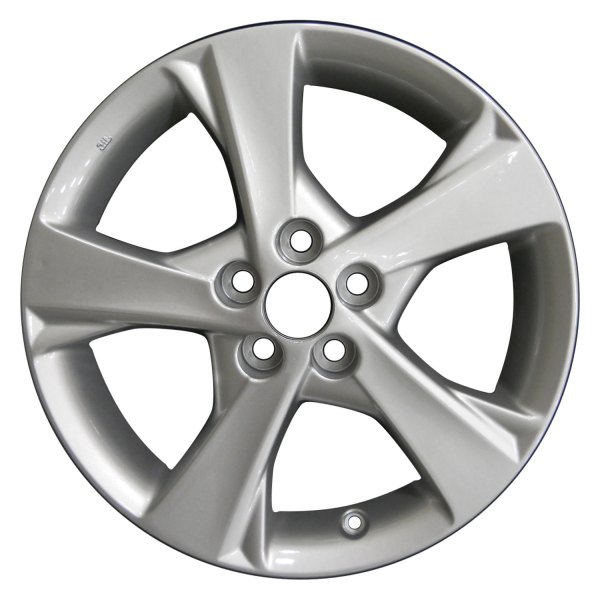Perfection Wheel® - 16 x 6.5 5-Spoke Bright Medium Silver Full Face Alloy Factory Wheel (Refinished)