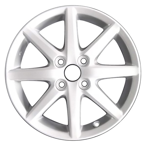 Perfection Wheel® - 15 x 5 8 I-Spoke Bright Medium Silver Full Face Alloy Factory Wheel (Refinished)