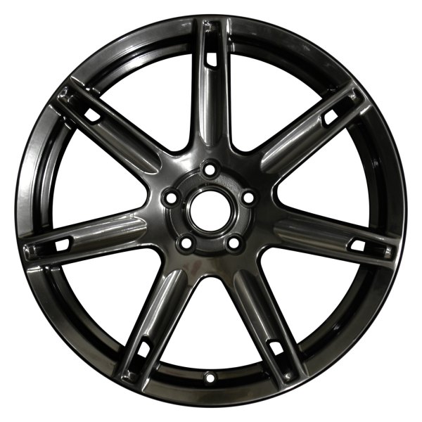 Perfection Wheel® - 19 x 8 7 I-Spoke Hyper Dark Smoked Silver Full Face Alloy Factory Wheel (Refinished)